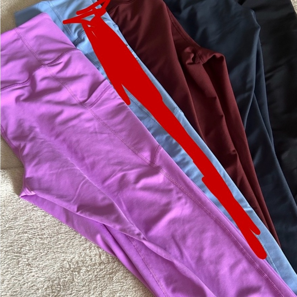 Bundle of 4 Old Navy Women's Leggings - Power Soft Full Length